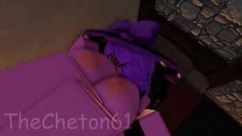 Roblox Futa fucks a witch girl in the village